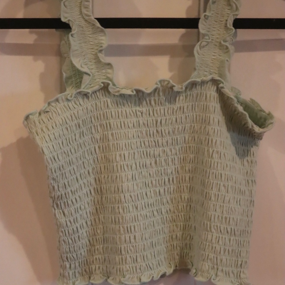 Hollister Co. Ruffle Cinch Tank Top - Picture 7 of 8